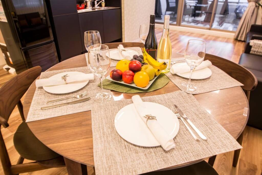 Ferienwohnung Oshiage Sky View Terrace Penthouse Präfektur Tokio Exterior foto